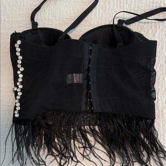 Amazon Black Rhinestone Embellished Tank Top - Picture 4 of 9